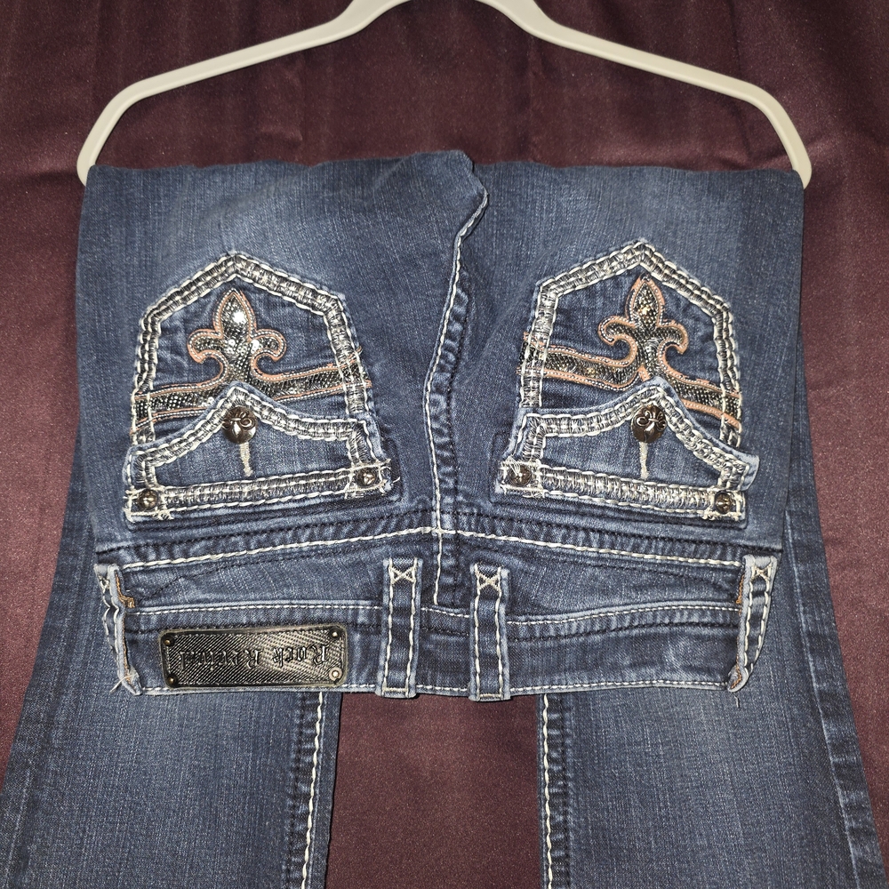 Rock Revival Women's Dark Blue Boot Cut Jeans